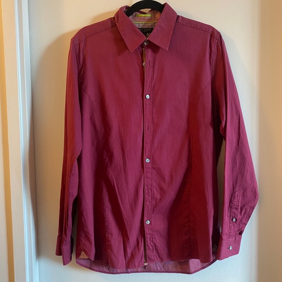 Ted Baker Long-Sleeve Dress Shirt - Picture 2 of 11